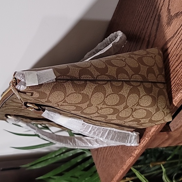 Coach Signature Gallery Tote Carryall Khaki/Saddle NEW w/Tag - Picture 5 of 14